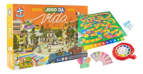 Kit Jogo Da Vida + Detetive Jogos De Tabuleiro Estrela na