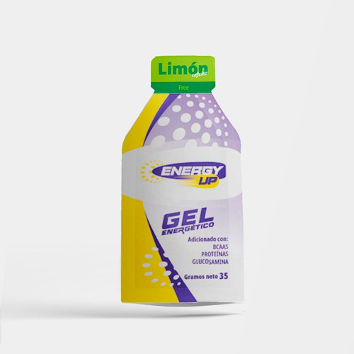 Caja Con 30 Geles Energy Up 50 Gm Cafeína / Sabores A Elegir