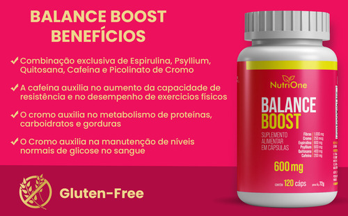Balance Boost Fórmula Fit Avançada 600 Mg - Nutrione Sabor Sem Sabor