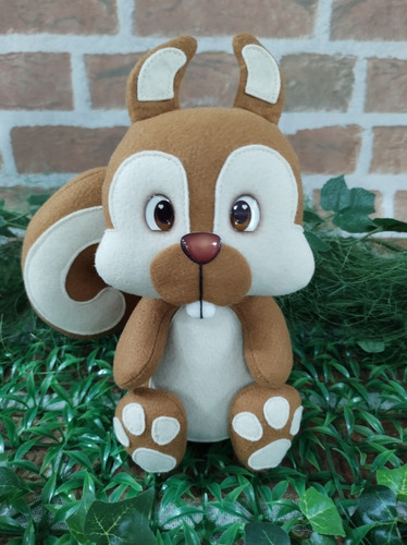 Kit 4 Bichinhos Em Feltro Bosque/floresta Encantada -20 Cm A