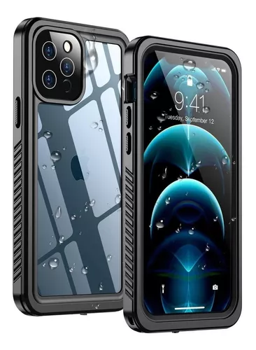 Carcasa resistente a prueba de agua para iPhone 12 Pro Max de 6.7 pulgadas,  protección de cuerpo completo IP68 y protector de pantalla integrado