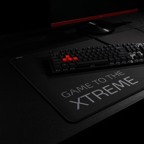 Imagen 8 de 9 de Mouse Pad gamer XPG Battleground de tela y caucho xl 420mm x 900mm x 3mm black
