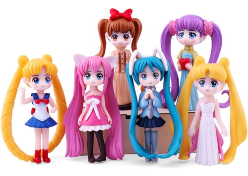 Hystyle Juego De 6 Figuras Encantadoras Para Niñas