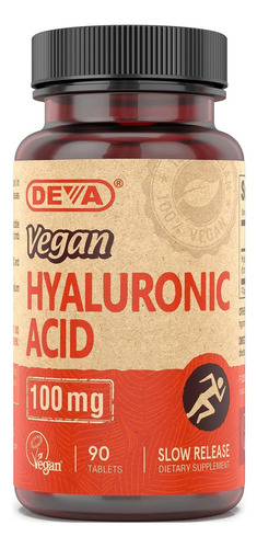 Deva Nutrition Ácido Hialurónico Vegano 100 Mg 90 Tabs Sabor Sin Sabor
