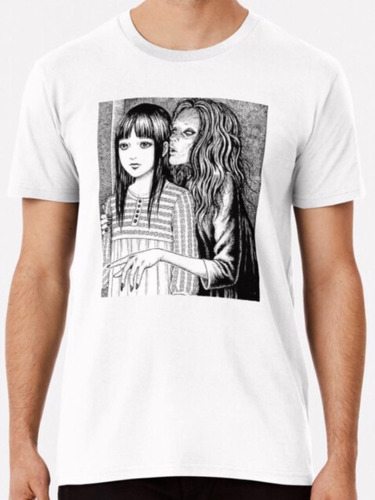 Playera O Blusa Junji Ito Manga 2 En Blanco Y Negro 