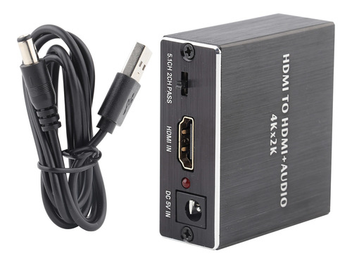 Divisor Y Extractor De Audio Hdmi 4k* 2k, Convertidor Hdmi A