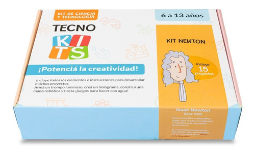 Kits De Ciencia Para Chicos (tecnokits - Caja Isaac Newton)