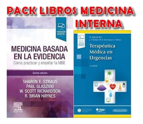 Pack Garcia Terapeutica Medica Urg Y Straus Med Bas Evidenci
