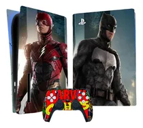 Comprar Skin\u002Fvinilo Compatible Con Playstation 5 Fat - Superheroes