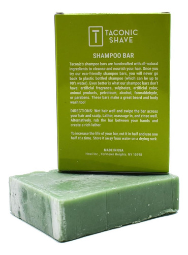 Afeitado Tacónico, Barra De Champú De Cabello De Lima Hecha