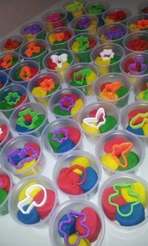 Masa Para Modelar Souvenirs X 10 Potes Sin Personalizar