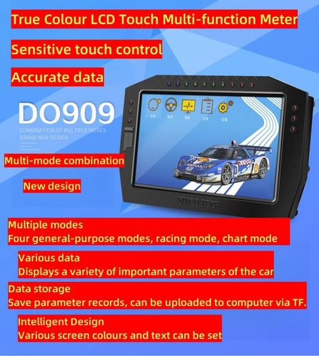 Tablero Digital Universal True Colour Lcd Para Tuning Coche