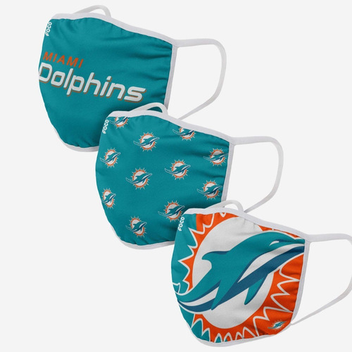 Cubrebocas Miami Dolphins