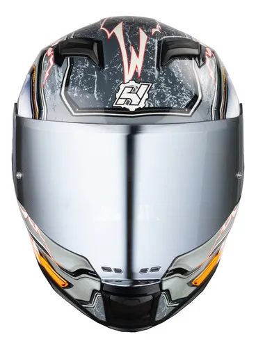 Hax. Casco Para Motociclista Dot Ece 06. Force Thunder Color