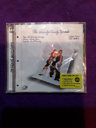 The Partridge Family Notebook Cd Jamas Reproducido