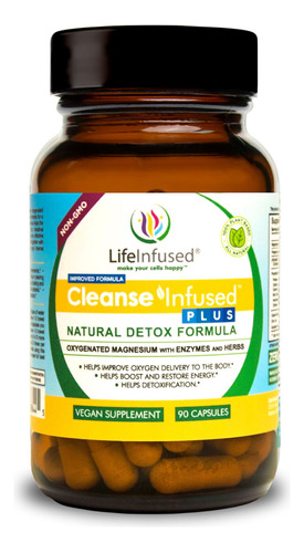 Life Infused Cleanse Infused Plus - Limpiador De Colon Natur