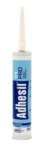 Sellador Poliuretano Adhesil Pro 11 Blanco Cartucho 300ml X2