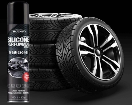 Imagem 2 de 6 de Silicone Spray Perfumado Bucas Rodabrill Tradicional Kit C/3