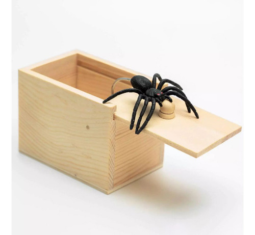 Caja De Juguetes April Fool's Spider: Divertido Regalo De Br