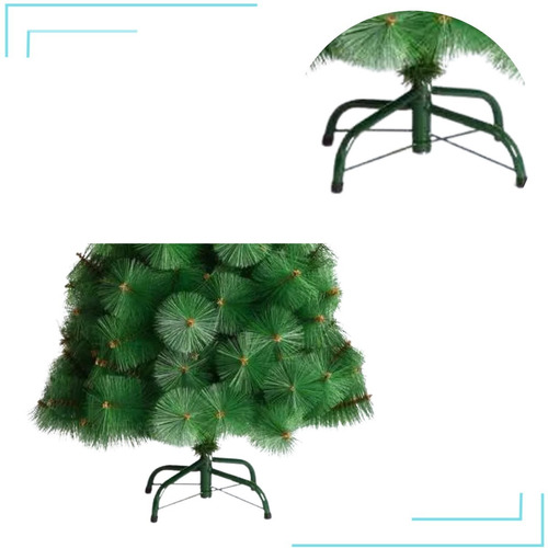 Imagem 3 de 5 de Árvore De Natal 150cm 130 Galhos Luxo Para Natal
