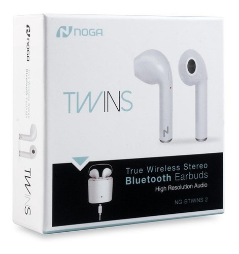 Imagen 3 de 3 de Auriculares Inalámbricos Noga Twins Ng-btwins2