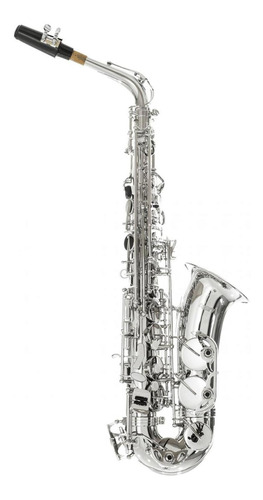 Saxofon Alto Century Cnsx006 Niquelado Mi Bemol Meses