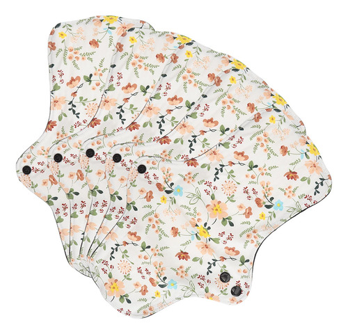 Almohadilla Menstrual Lavable, Transpirable, Con Estampado D