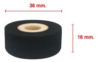 Hot Roll Rodillo De Tinta Negro