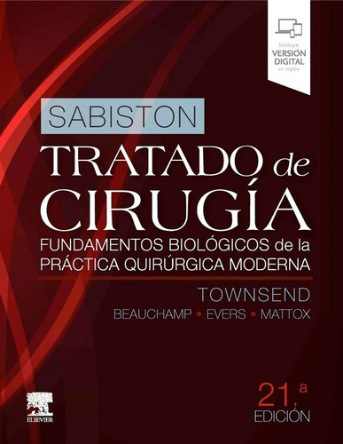 Libro Sabiston Tratado De Cirugia 