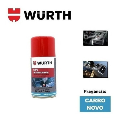 Limpa Ar-condicionado Automotivo Wurth 145ml 90g