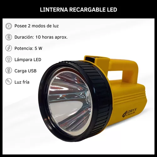 Linterna de cabeza con 1 led de 1,8W, con luz fría y potencia de