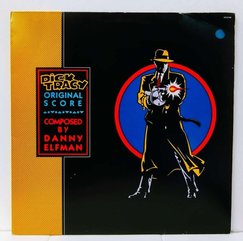 Danny Elfman Dick Tracy Original Score Lp Disco Vinil Filme