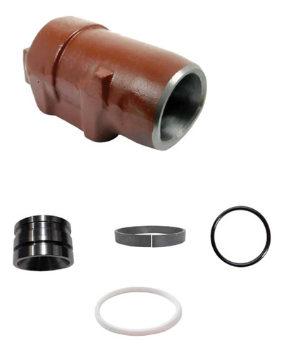 Cilindro Hidráulico Com Pistão E Anéis Trator Massey 295 296