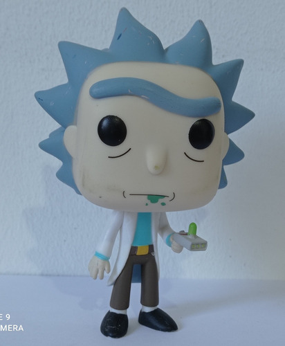 Rick With Portal Gun Funko Pop #665 Rick And Morty (Usado)