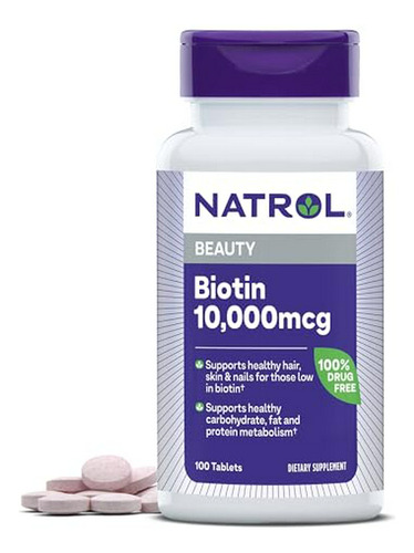 Biotin Beauty Tablets, Promueve La Salud Del Cabello, La Pie