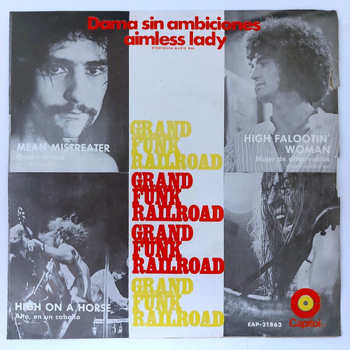 Grand Funk Railroad - Aimless Lady   Single 7