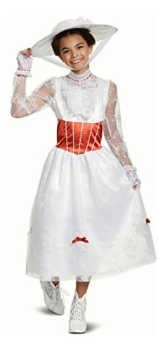 Disguise Disney Mary Poppins Disfraz De Lujo Para Niña,