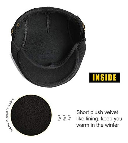 Gorra Sumolux Newsboy Para Hombre, Boina De Invierno, Gorra