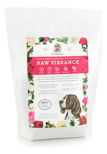 Dr. Harvey's Raw Vibrance - Alimento Para Perros, Mezcla De 