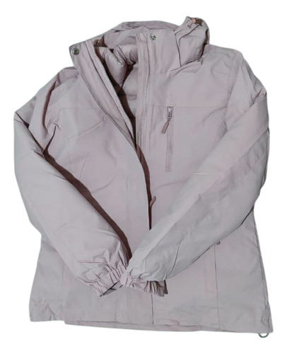 Campera Reversible 2 En 1 De Mujer Impermeable
