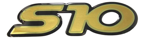 Emblema Adesivo Resinado Chevrolet S10 Dourado S10r Fgc