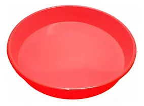 Molde Redondo Torta/budin 20x6cm Silicona Crystal Rock Color Rojo