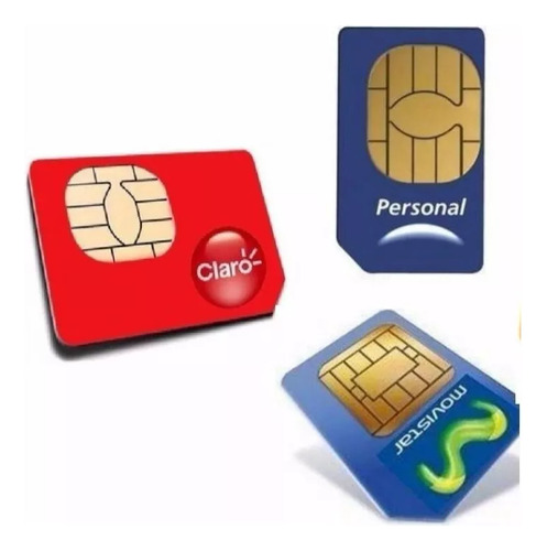 Chip Activados!!!movistar/claro Listos Para Usar!(5unidades) 3 En 1