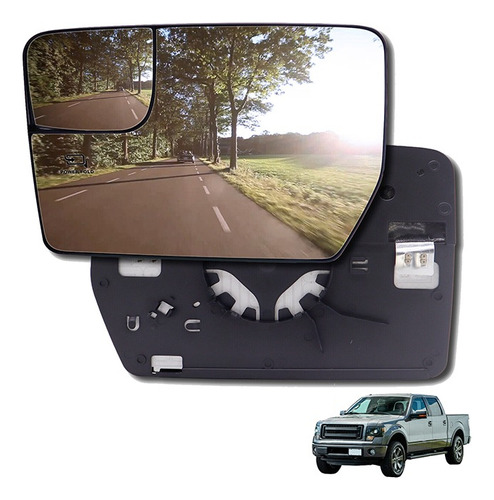 Luneta Espejo Retrovisor Ford F150 2011-2014 Izquierda Bien