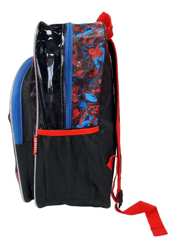 Mochila Escolar Primaria Spiderman Luz Led 3d Niño Ruz