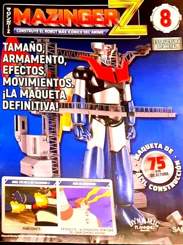 Construye Tu Mazinger Z Salvat Fascículo 8 Revista
