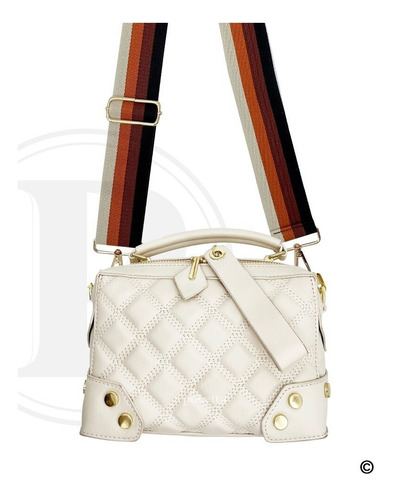 Asa Para Bolsa Strap Rayas Café