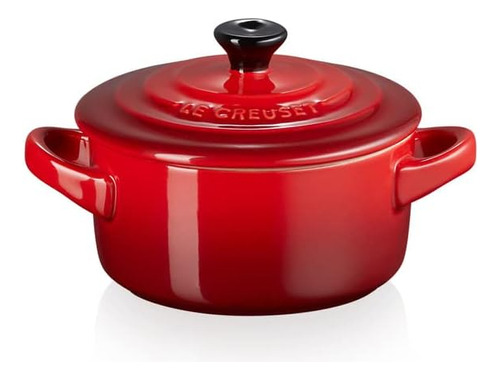 Le Creuset Cazuela Redonda Pequeña 0 2 L Cerise Gres Rojo Ce