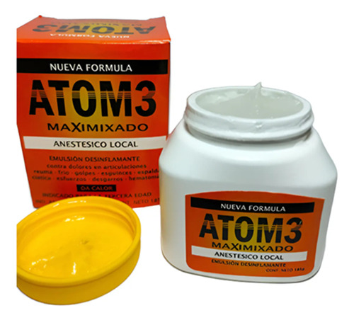 Atom 3 Maximizado Gel 185gr 20 Unidades