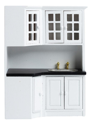 Ff Ff Fregadero De Cocina Realista Del Gabinete Del Lavabo
